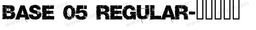 Base 05 Regular字体转换